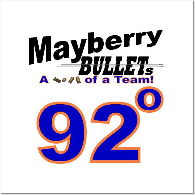 Mayberry Bullets Jersey (Floyd) Wall Art by Two Chairs No Waiting